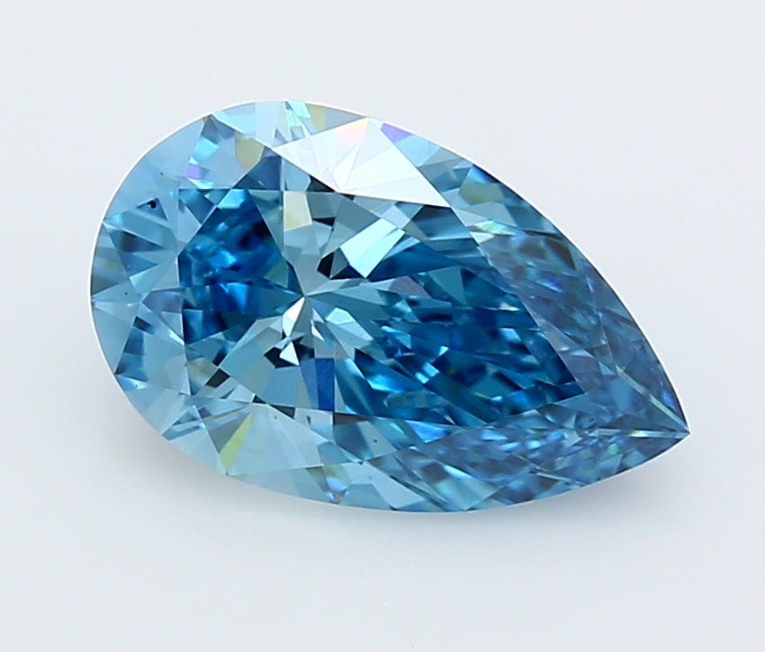 2.99 Carat Pear Shaped, Ideal Cut, VVS2 Clarity, IGI Certified Lab Grown Diamond