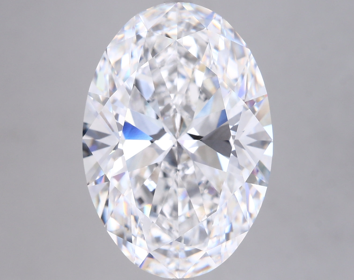 10.08 Carat Oval Shaped, Ideal Cut, D Color, VS1 Clarity, IGI Certified Lab Grown Diamond