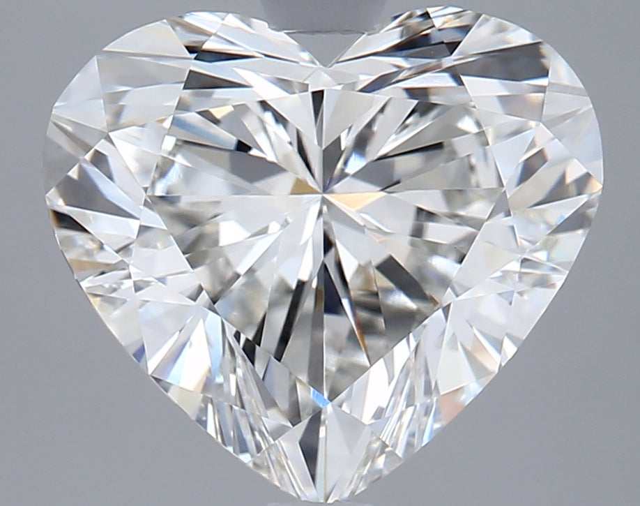 3.55 Carat Heart Shaped, Excellent Cut, F Color, VVS1 Clarity, IGI Certified Lab Grown Diamond
