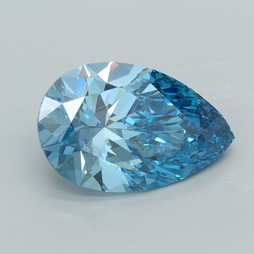 1.35 Carat Pear Shaped, Excellent Cut, VVS2 Clarity, IGI Certified Lab Grown Diamond