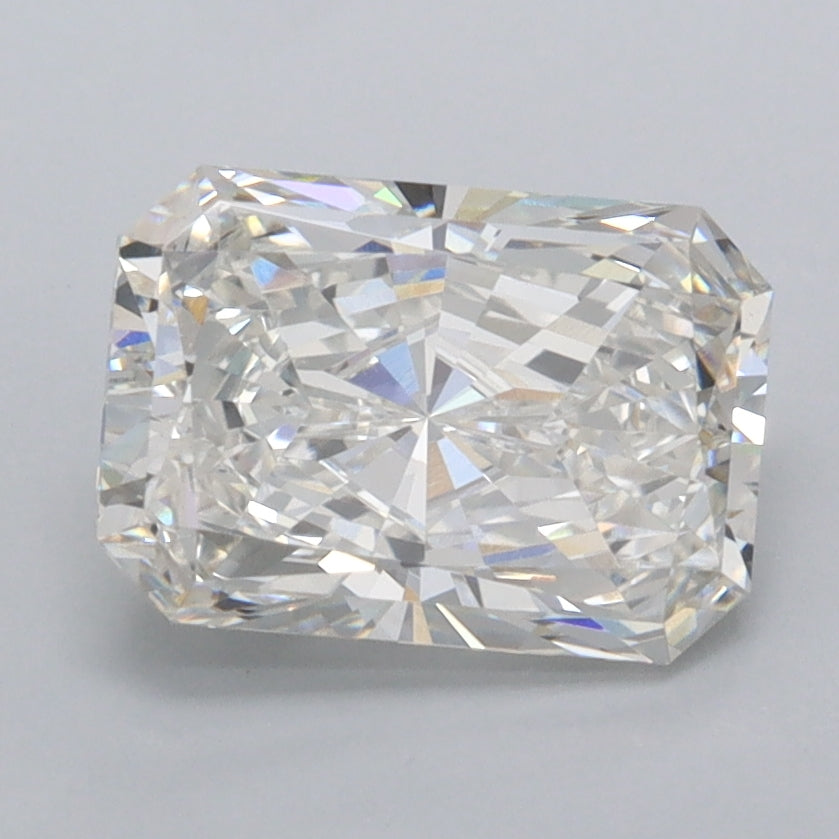 2.02 Carat Radiant Shaped, Ideal Cut, F Color, VVS2 Clarity, IGI Certified Lab Grown Diamond