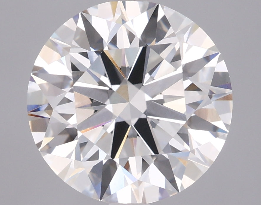 3.07 Carat Round Shaped, Ideal Cut, F Color, VVS2 Clarity, IGI Certified Lab Grown Diamond