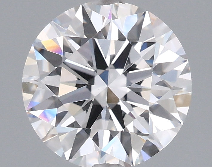 1.55 Carat Round Shaped, Ideal Cut, D Color, VVS2 Clarity, IGI Certified Lab Grown Diamond