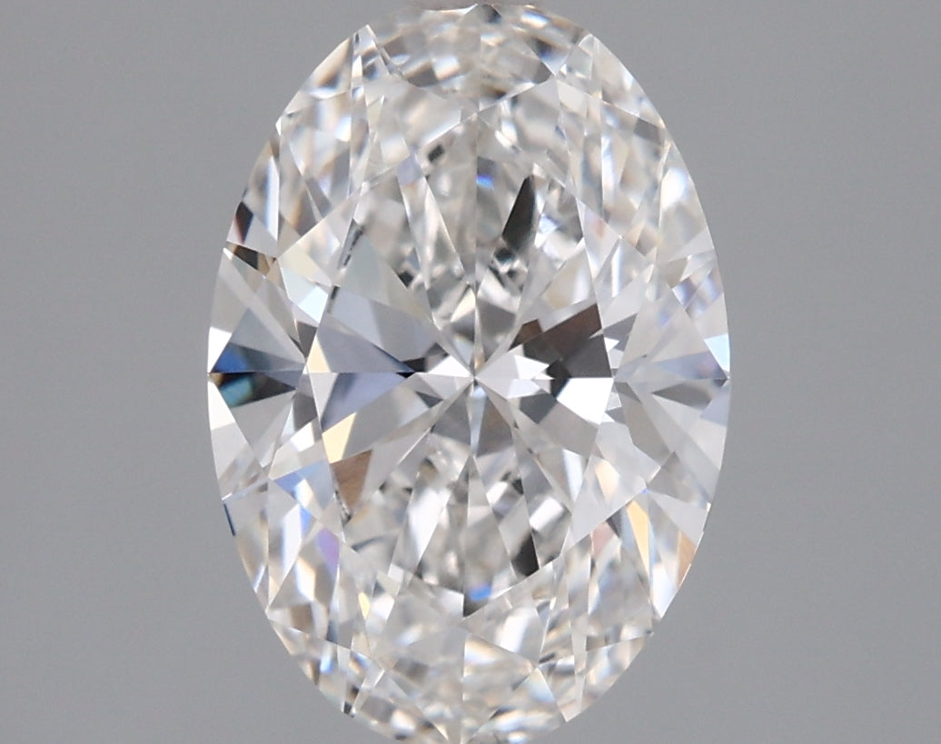 2.04 Carat Oval Shaped, Ideal Cut, F Color, VVS1 Clarity, IGI Certified Lab Grown Diamond