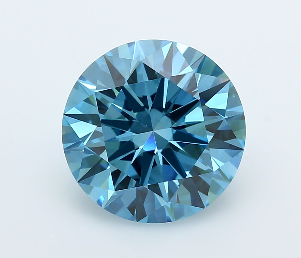 5.04 Carat Round Shaped, Ideal Cut, VVS2 Clarity, IGI Certified Lab Grown Diamond