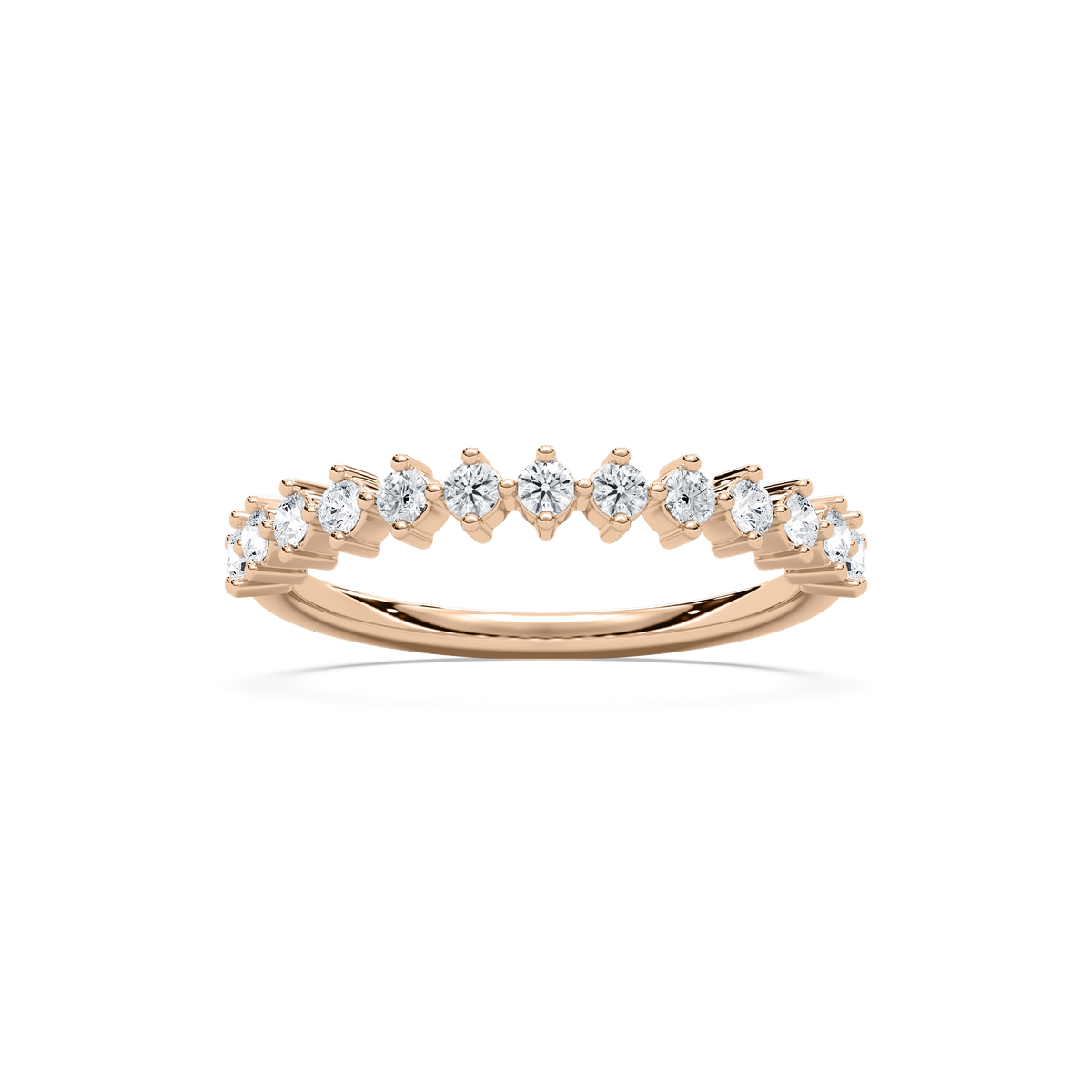 Astrid Wedding Band in Rose Gold