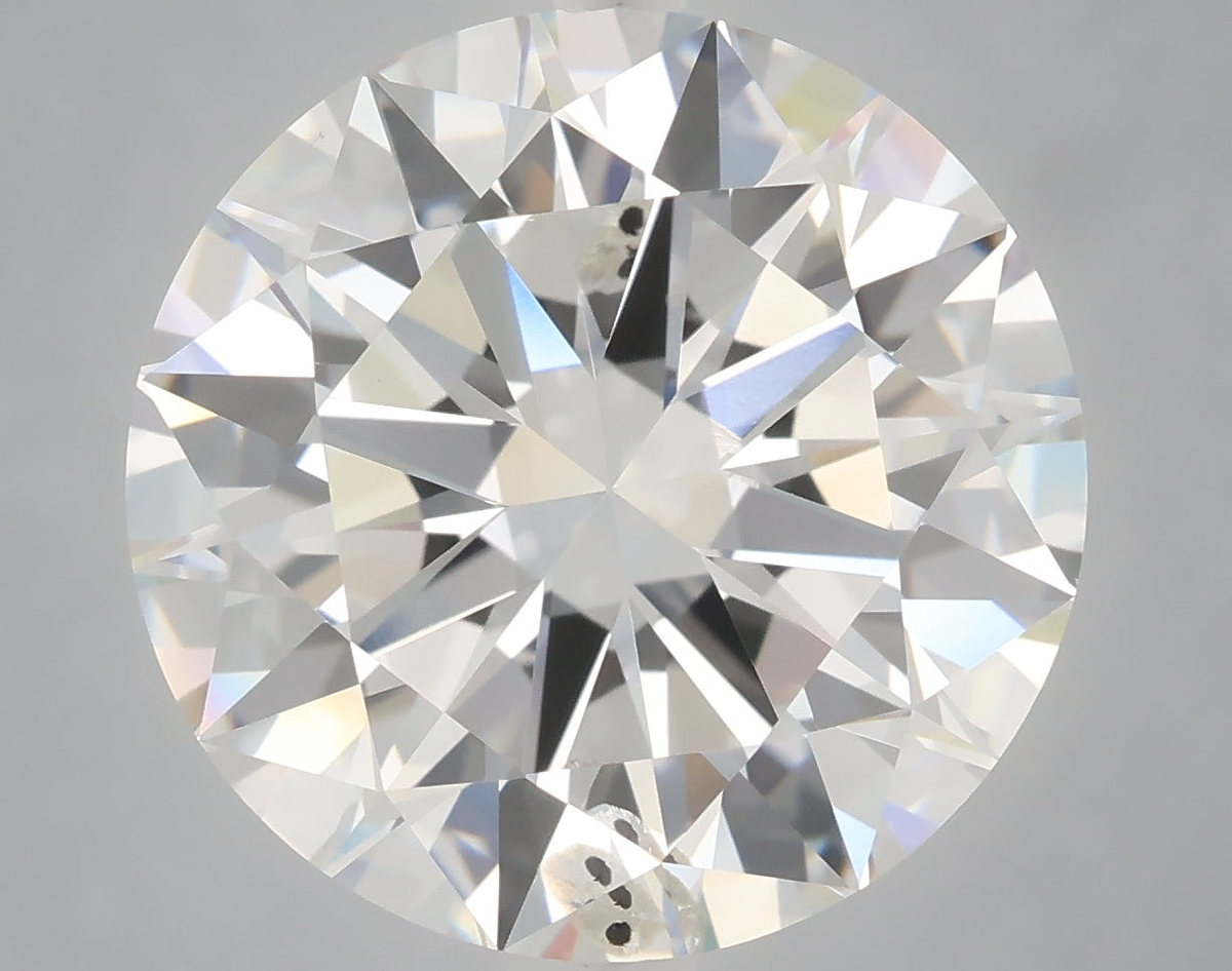 7.00 Carat Round Shaped, Excellent Cut, F Color, SI2 Clarity, IGI Certified Lab Grown Diamond