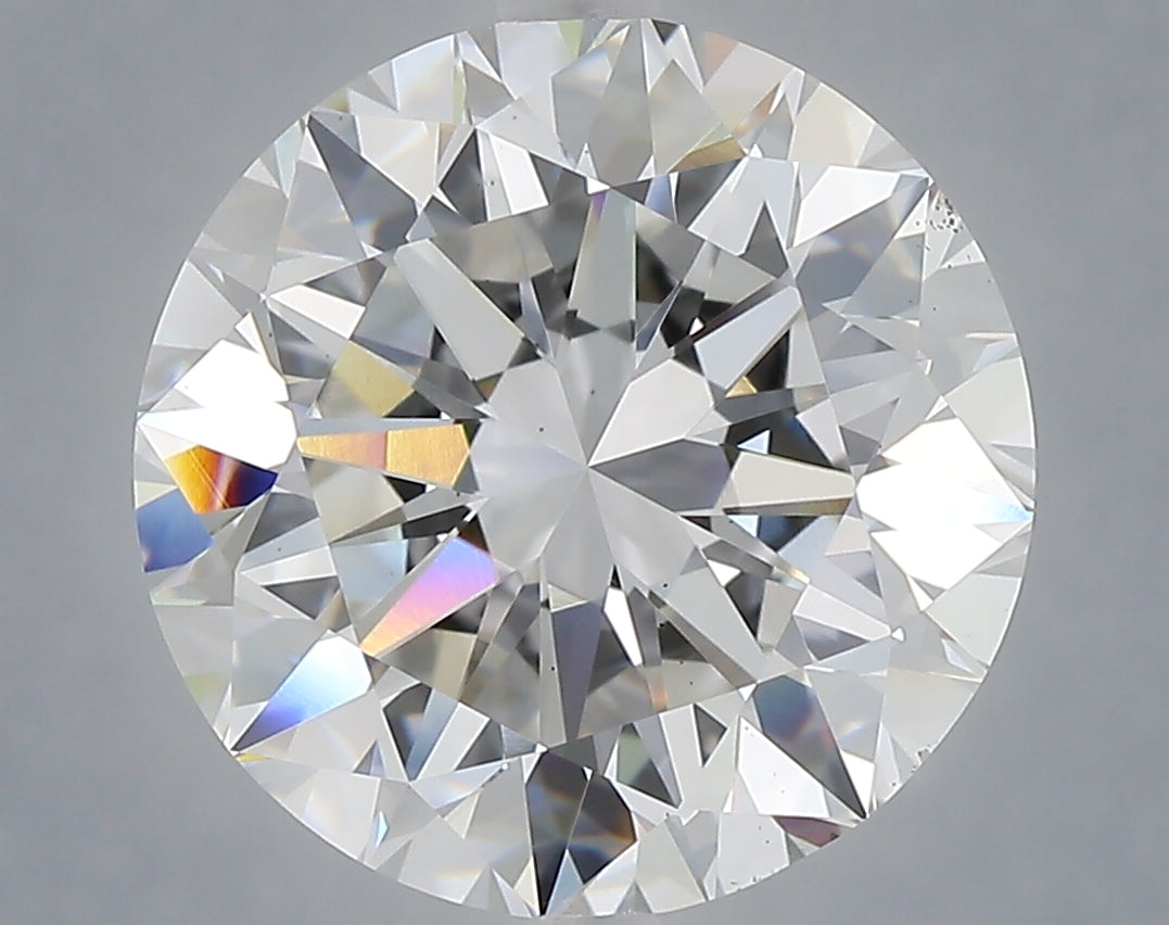 6.43 Carat Round Shaped, Excellent Cut, E Color, VS2 Clarity, IGI Certified Lab Grown Diamond