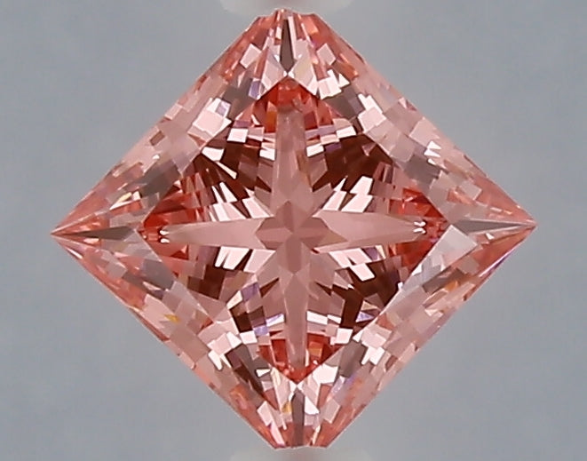 1.07 Carat Princess Shaped, Ideal Cut, VVS2 Clarity, IGI Certified Lab Grown Diamond