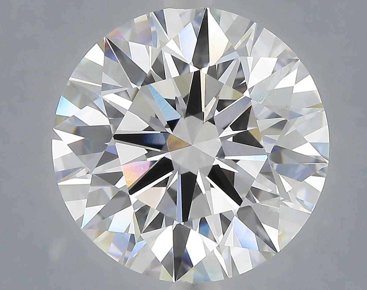 7.08 Carat Round Shaped, Ideal Cut, F Color, VVS2 Clarity, IGI Certified Lab Grown Diamond