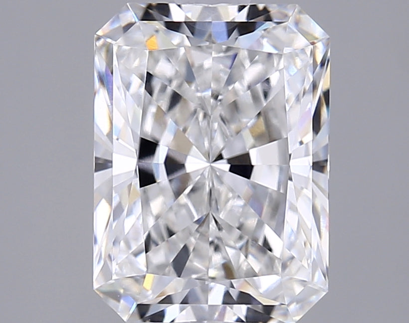 2.06 Carat Radiant Shaped, Ideal Cut, E Color, VVS1 Clarity, IGI Certified Lab Grown Diamond