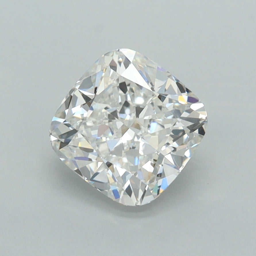 1.58 Carat Cushion Shaped, Ideal Cut, E Color, IF Clarity, IGI Certified Lab Grown Diamond