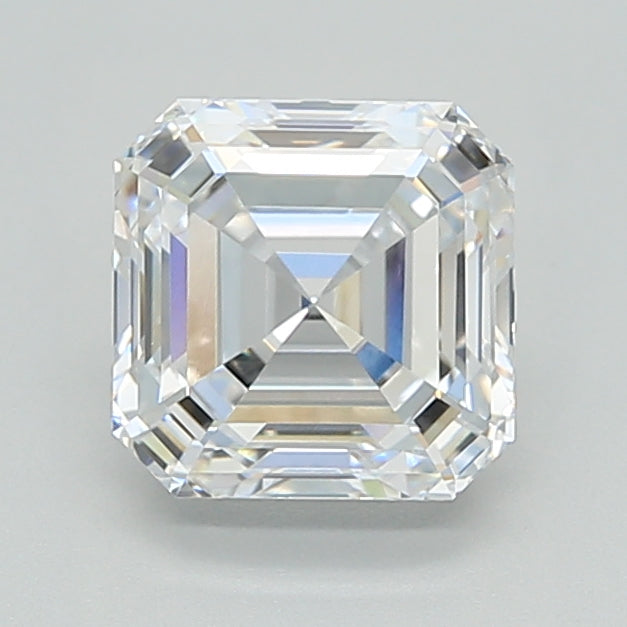 2.03 Carat Asscher Shaped, Ideal Cut, D Color, VVS1 Clarity, IGI Certified Lab Grown Diamond