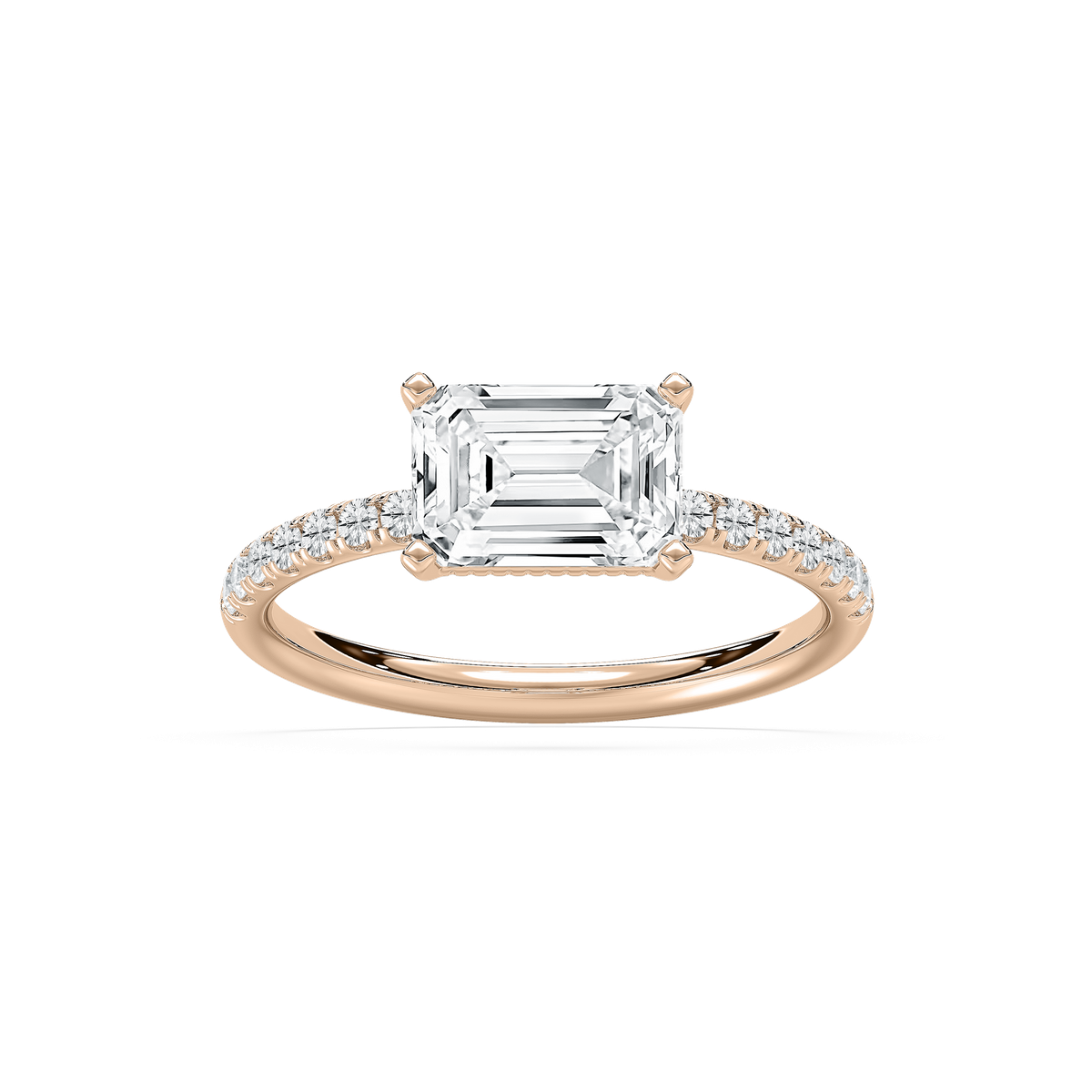 Chloe Engagement Ring in Rose Gold