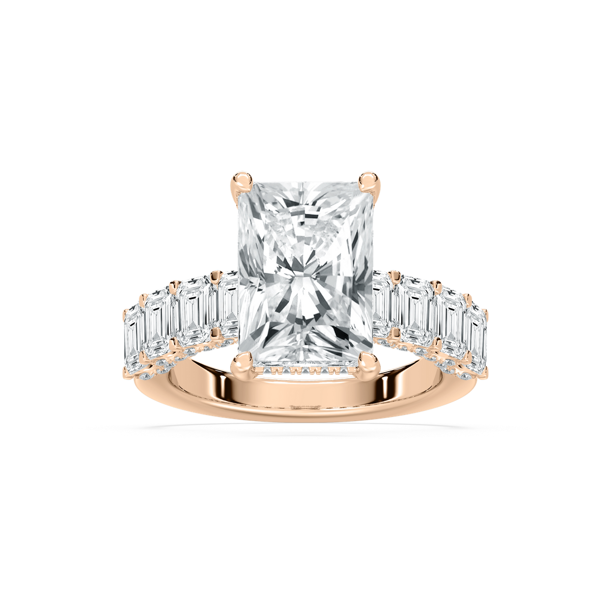Claire Engagement Ring in Rose Gold