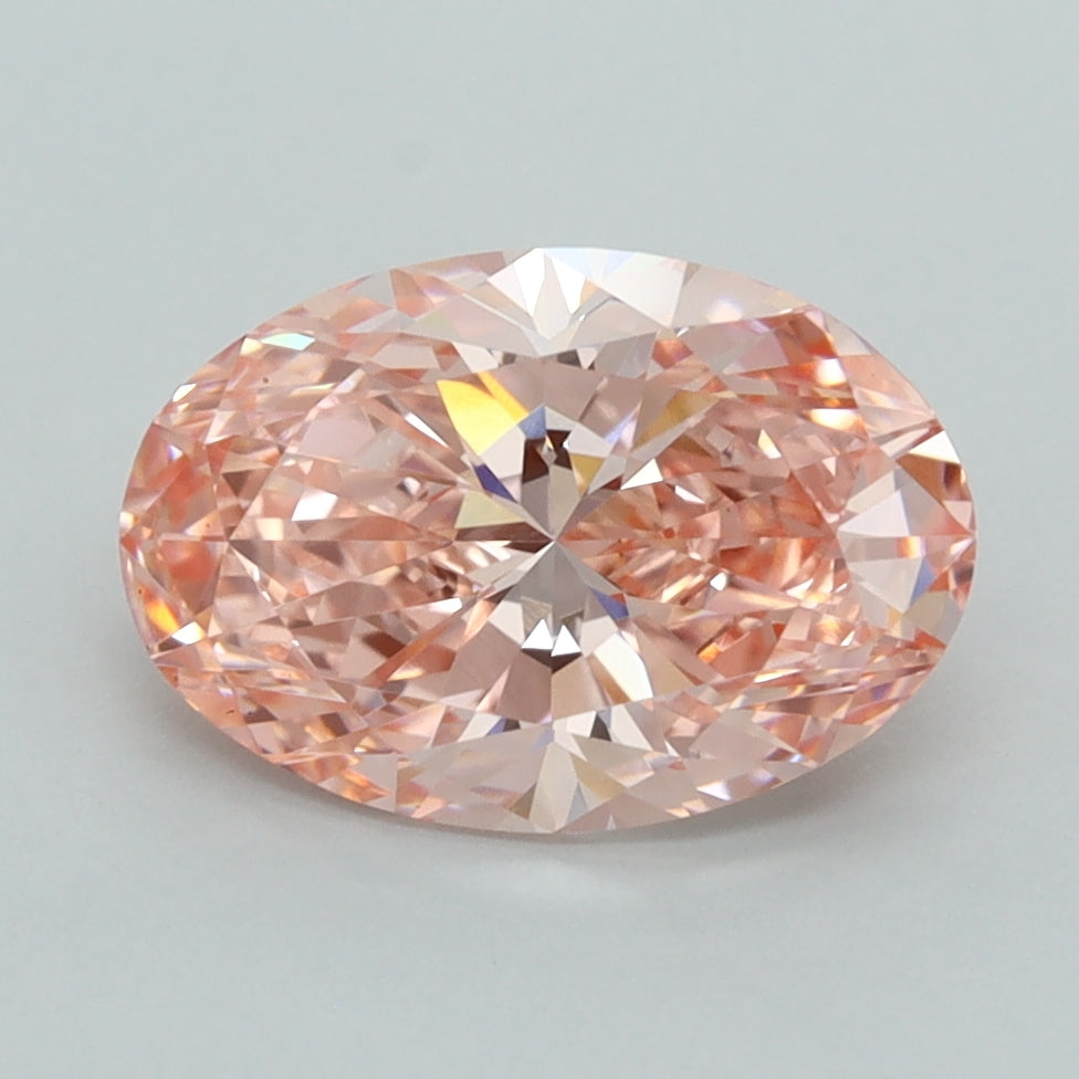 2.35 Carat Oval Shaped, Excellent Cut, VVS1 Clarity, IGI Certified Lab Grown Diamond