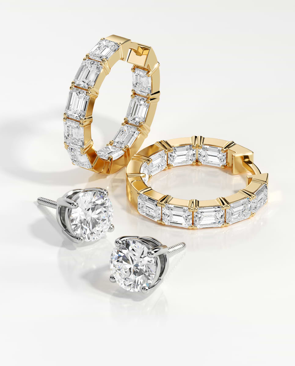 Lab-Grown Diamond Earrings