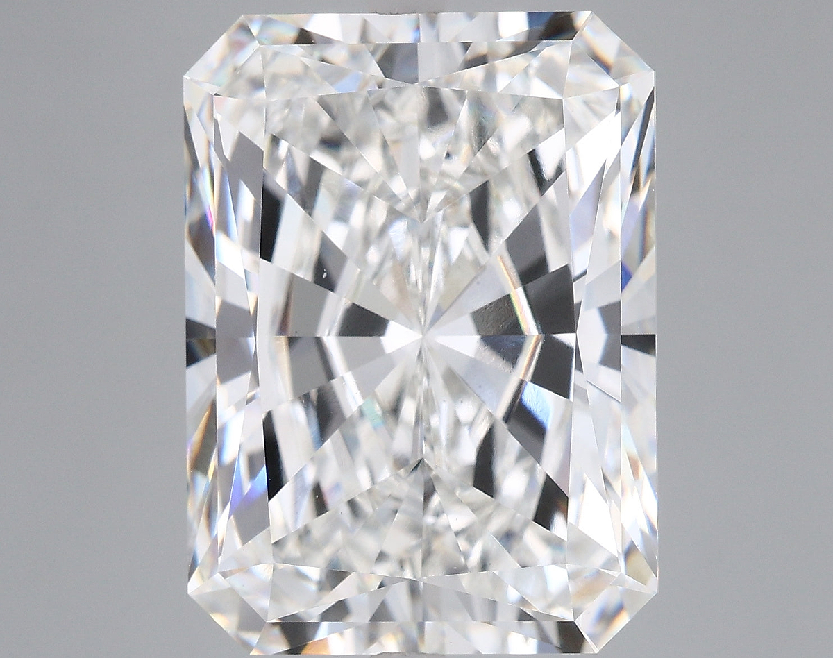 15.07 Carat Radiant Shaped, Ideal Cut, E Color, VS1 Clarity, IGI Certified Lab Grown Diamond