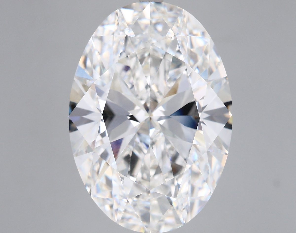 12.07 Carat Oval Shaped, Ideal Cut, E Color, VVS2 Clarity, IGI Certified Lab Grown Diamond