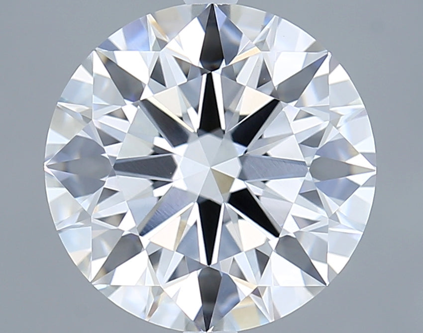 5.06 Carat Round Shaped, Ideal Cut, F Color, VVS2 Clarity, IGI Certified Lab Grown Diamond