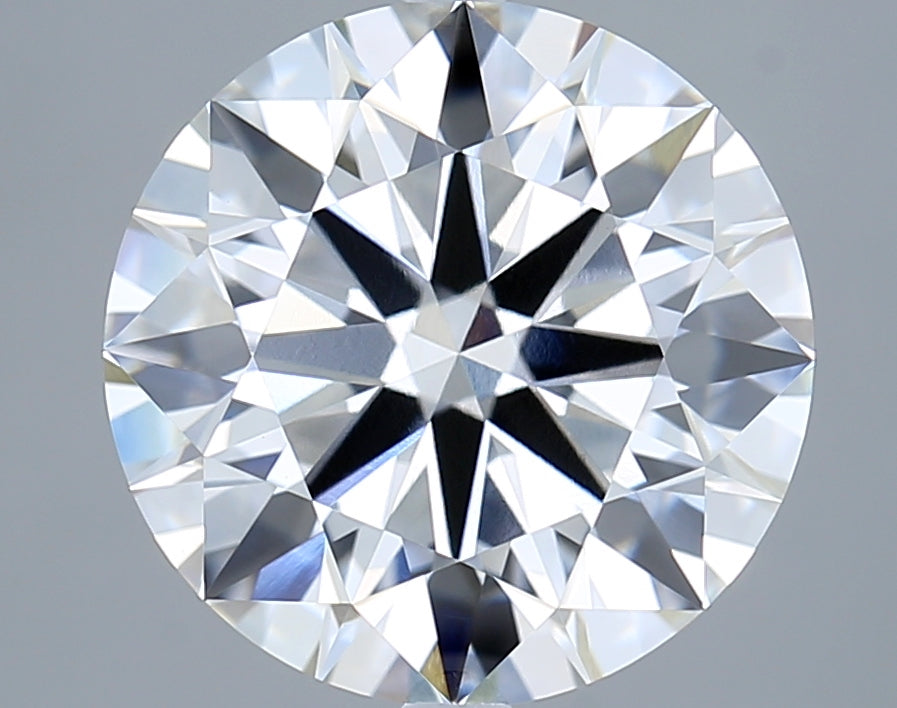6.02 Carat Round Shaped, Ideal Cut, F Color, VVS2 Clarity, IGI Certified Lab Grown Diamond
