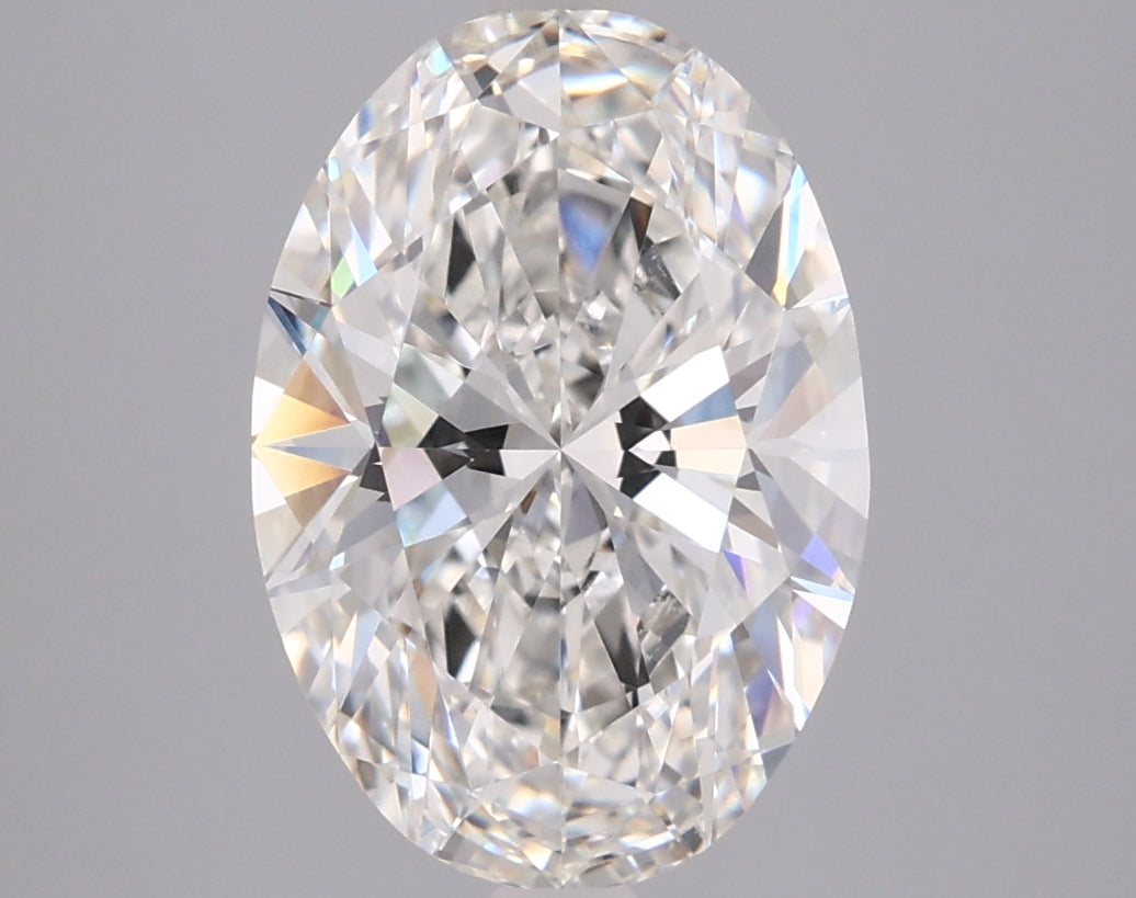 3.51 Carat Oval Shaped, Ideal Cut, G Color, VVS2 Clarity, IGI Certified Lab Grown Diamond