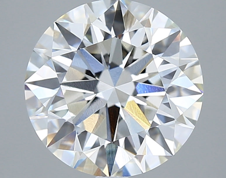 4.05 Carat Round Shaped, Ideal Cut, G Color, VVS2 Clarity, IGI Certified Lab Grown Diamond