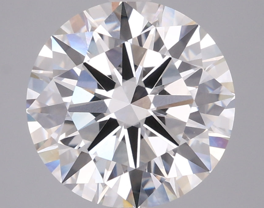 4.05 Carat Round Shaped, Excellent Cut, G Color, VVS2 Clarity, IGI Certified Lab Grown Diamond