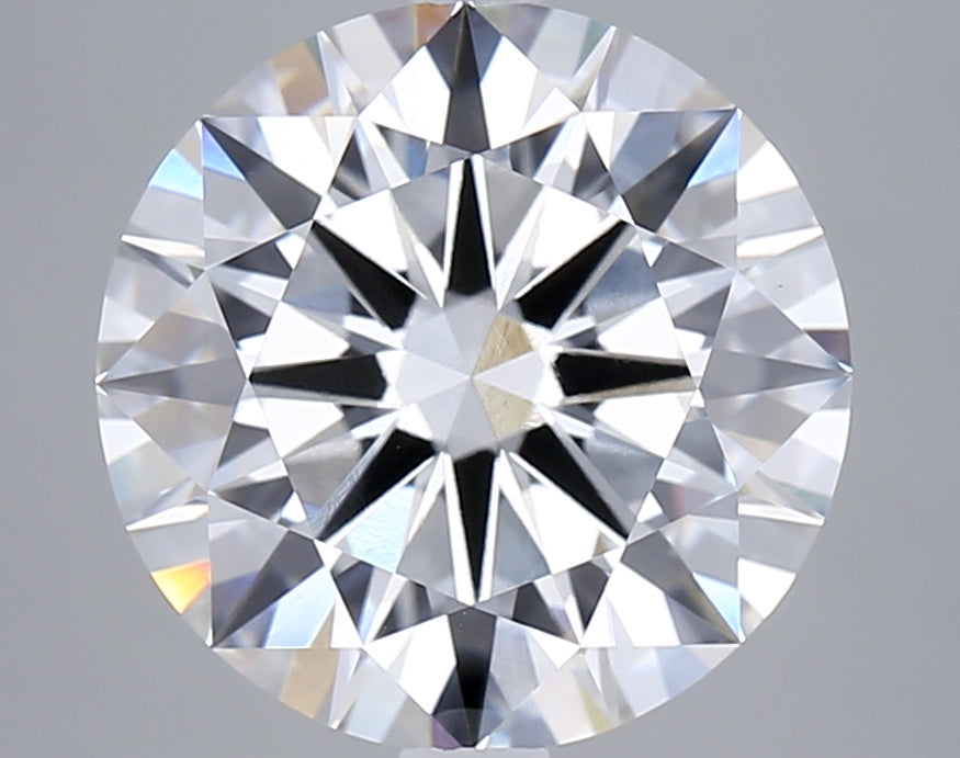 5.02 Carat Round Shaped, Ideal Cut, E Color, VVS2 Clarity, IGI Certified Lab Grown Diamond