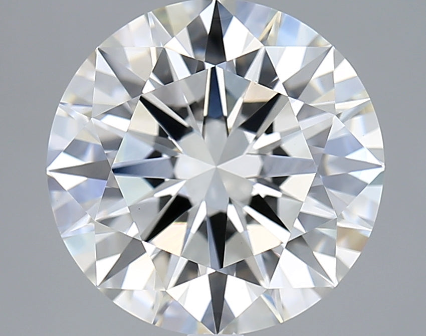 5.02 Carat Round Shaped, Excellent Cut, F Color, VVS2 Clarity, IGI Certified Lab Grown Diamond