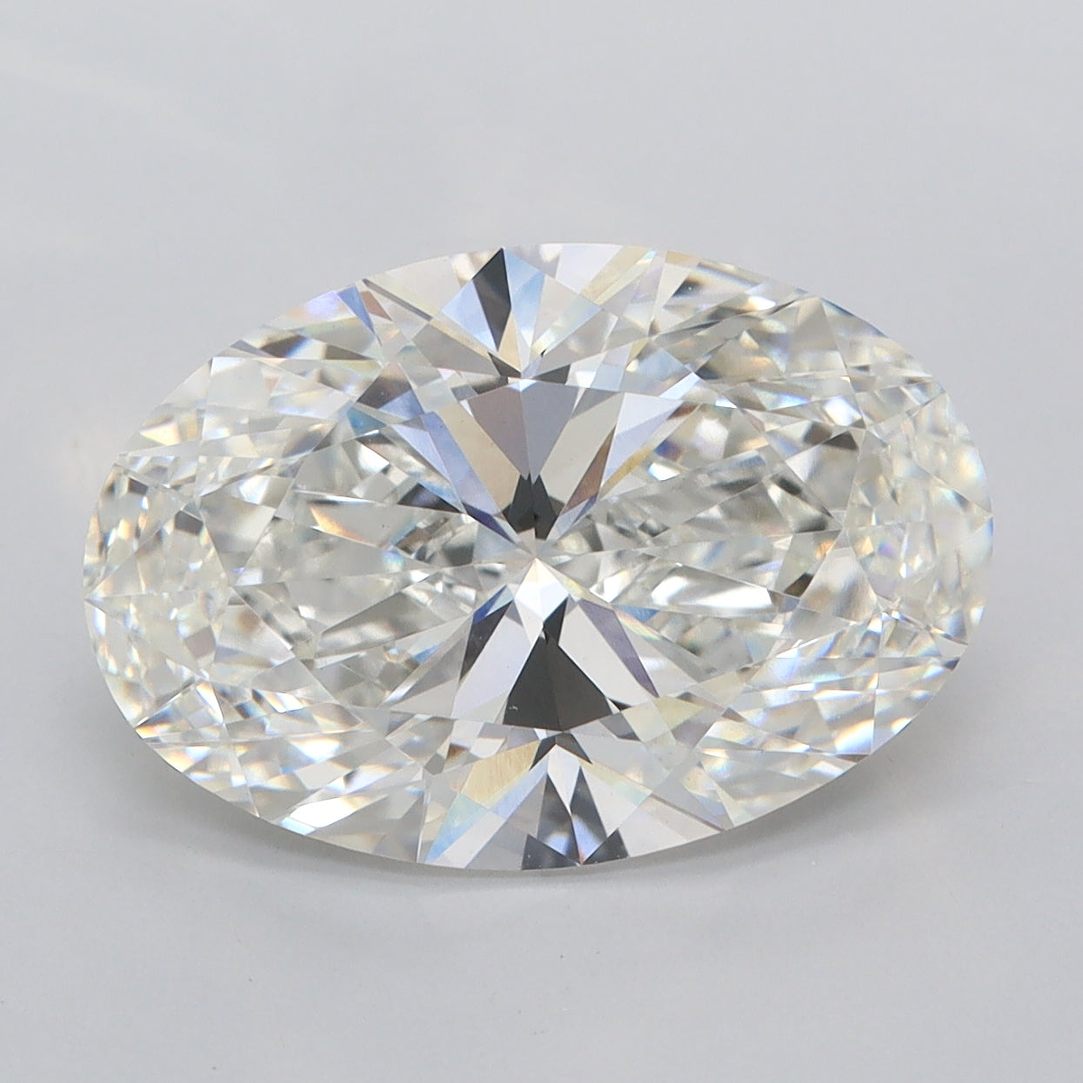 5.06 Carat Oval Shaped, Ideal Cut, G Color, VVS2 Clarity, IGI Certified Lab Grown Diamond