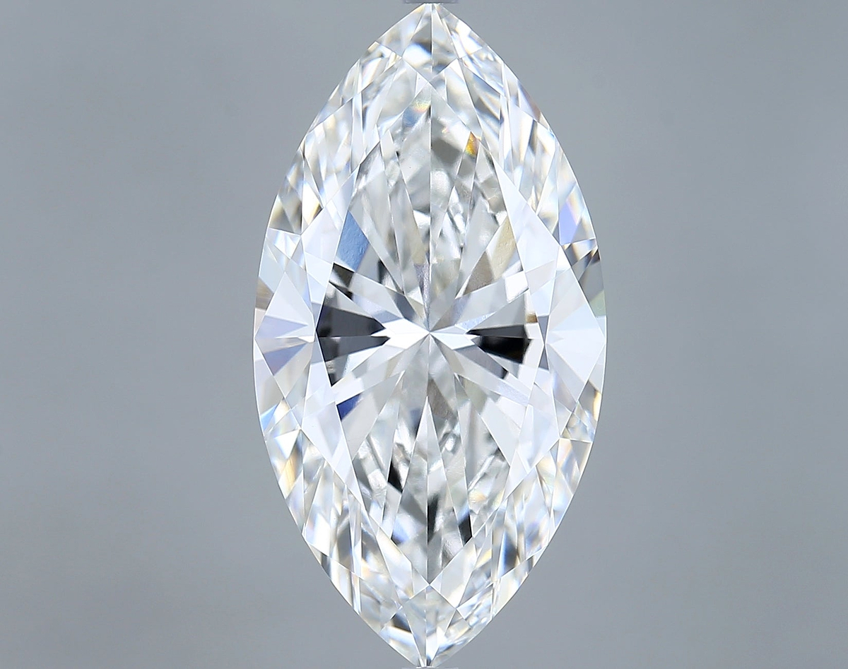 10.02 Carat Marquise Shaped, Excellent Cut, E Color, VVS2 Clarity, IGI Certified Lab Grown Diamond