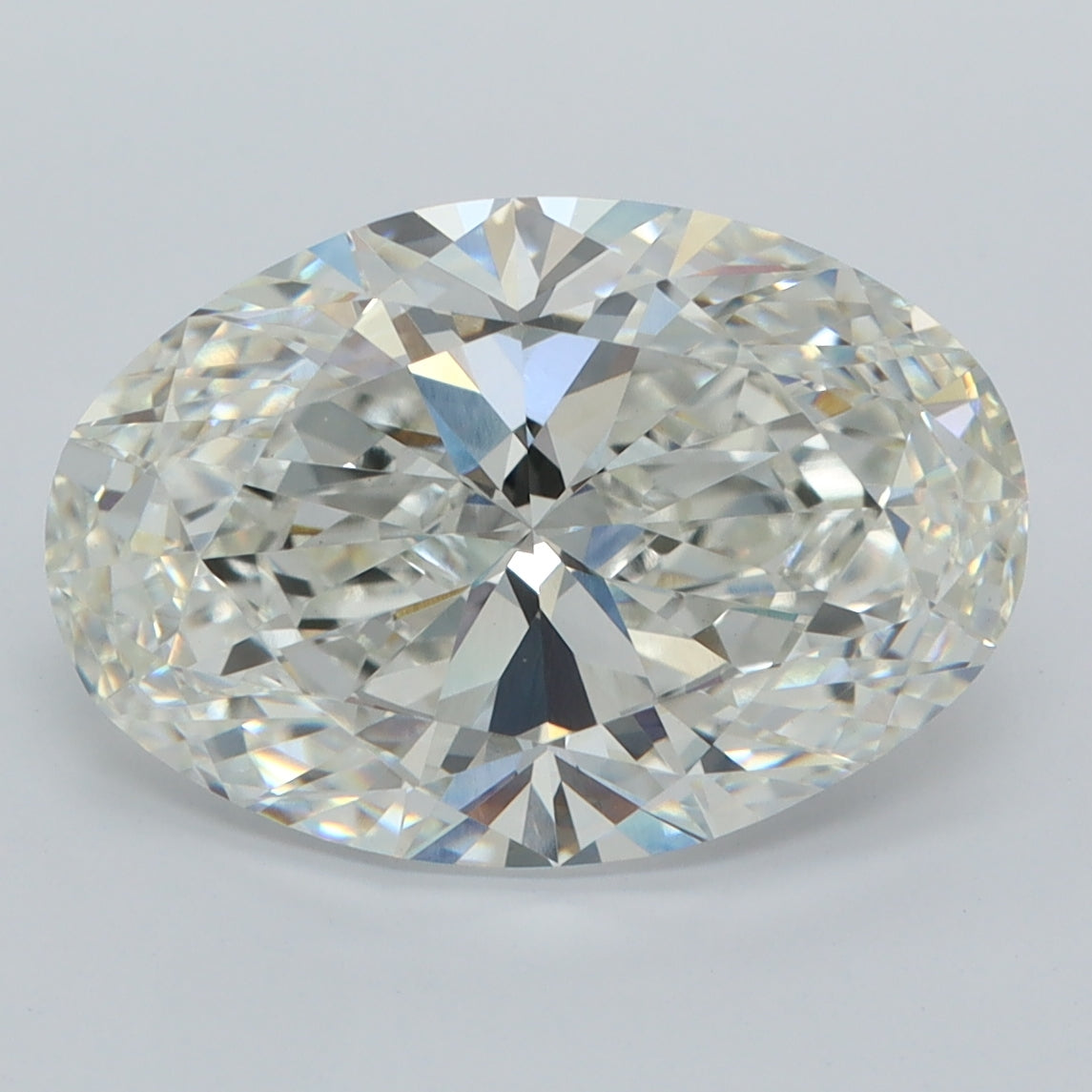 5.05 Carat Oval Shaped, Ideal Cut, G Color, VVS2 Clarity, IGI Certified Lab Grown Diamond