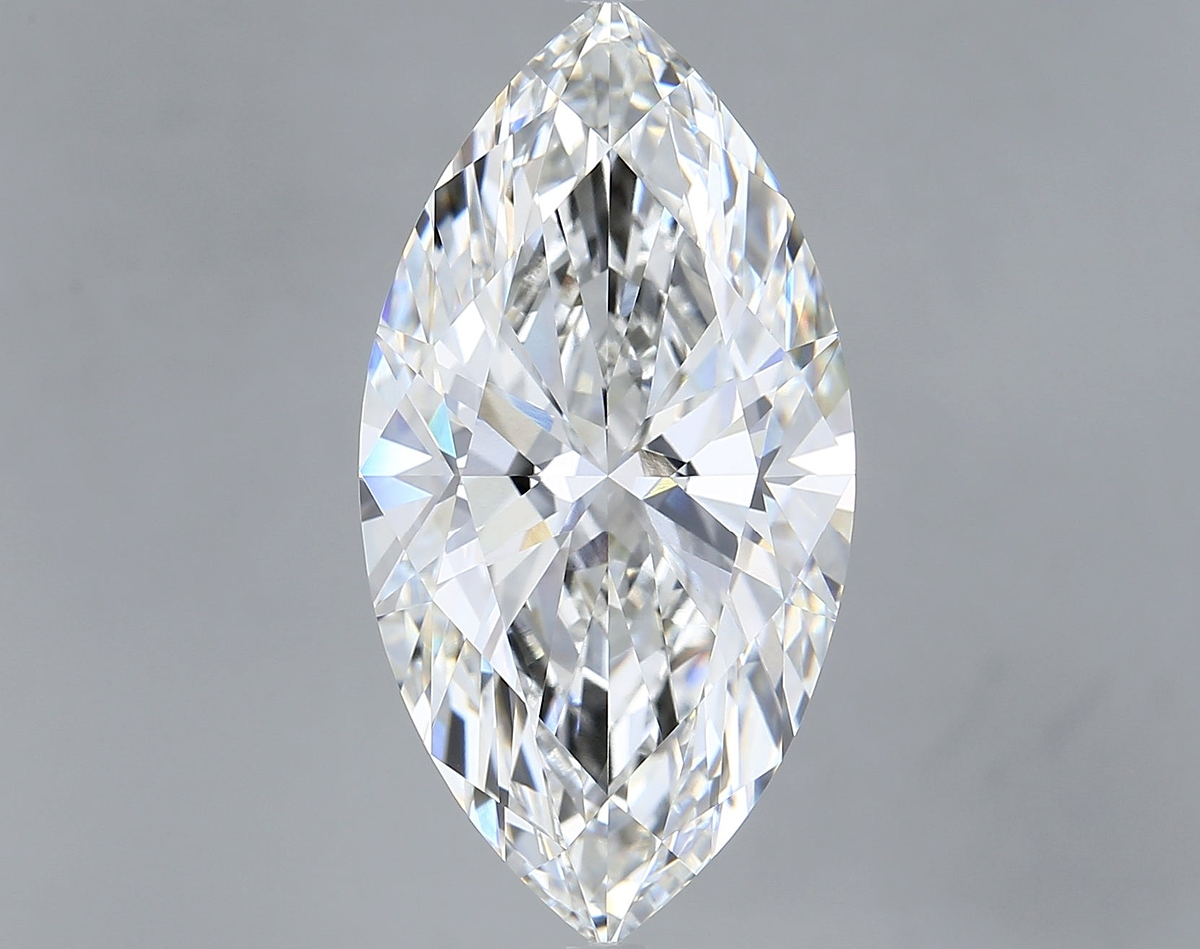 10.03 Carat Marquise Shaped, Ideal Cut, F Color, VVS2 Clarity, IGI Certified Lab Grown Diamond