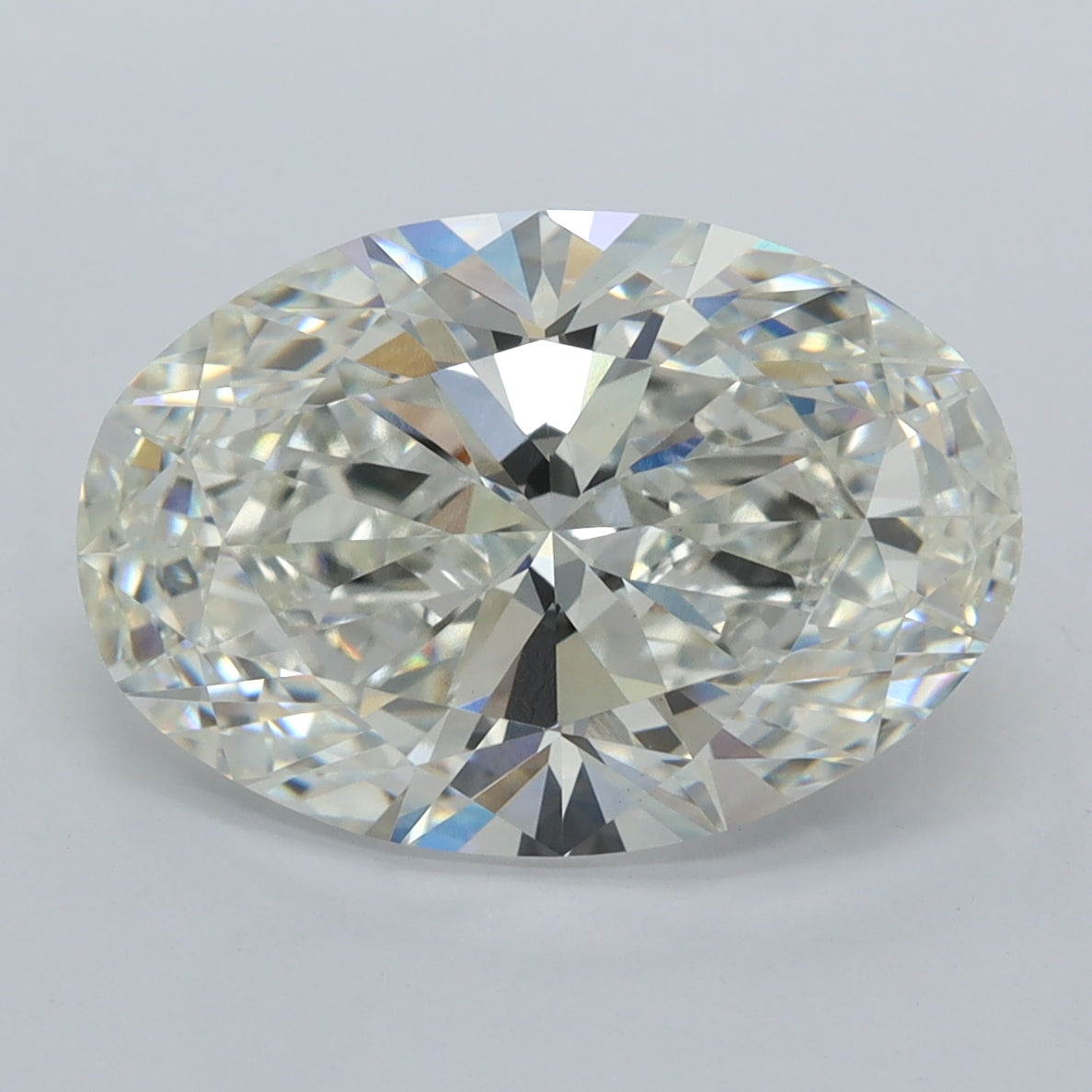 5.05 Carat Oval Shaped, Ideal Cut, G Color, VS1 Clarity, IGI Certified Lab Grown Diamond