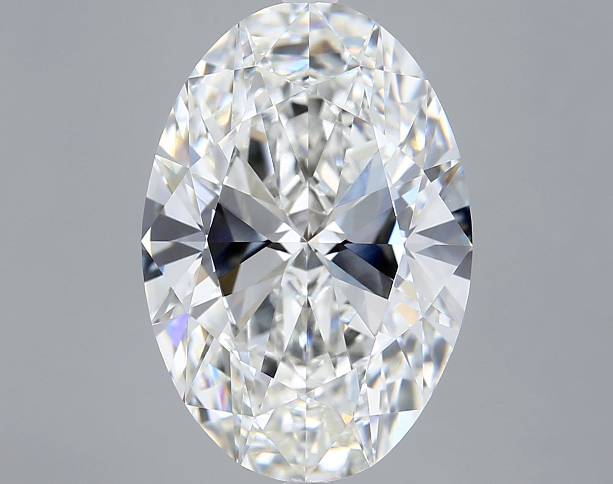 8.04 Carat Oval Shaped, Ideal Cut, F Color, VVS2 Clarity, IGI Certified Lab Grown Diamond