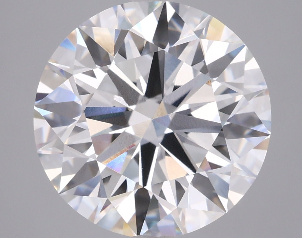 5.04 Carat Round Shaped, Ideal Cut, E Color, VVS2 Clarity, IGI Certified Lab Grown Diamond