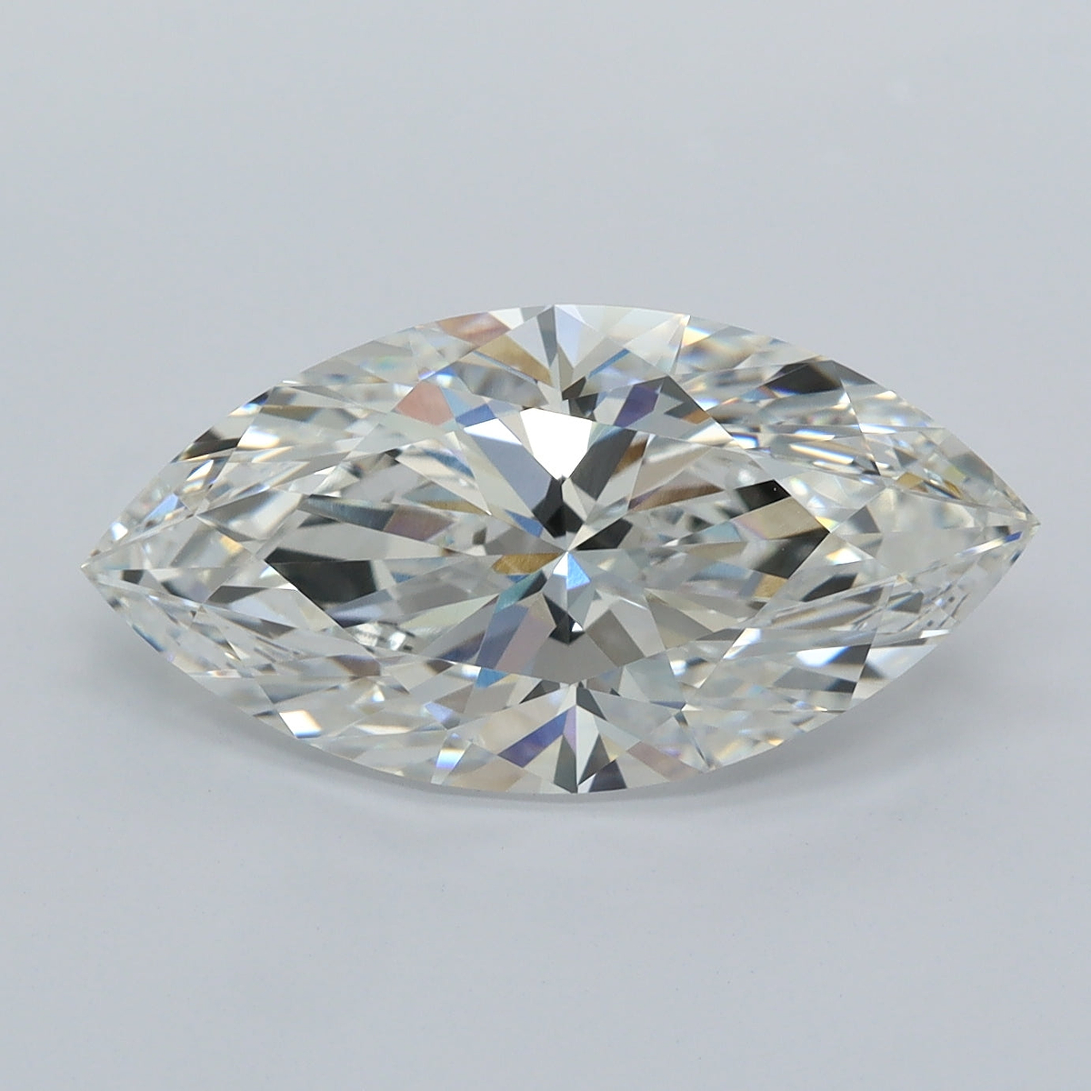 4.04 Carat Marquise Shaped, Ideal Cut, F Color, VVS1 Clarity, IGI Certified Lab Grown Diamond