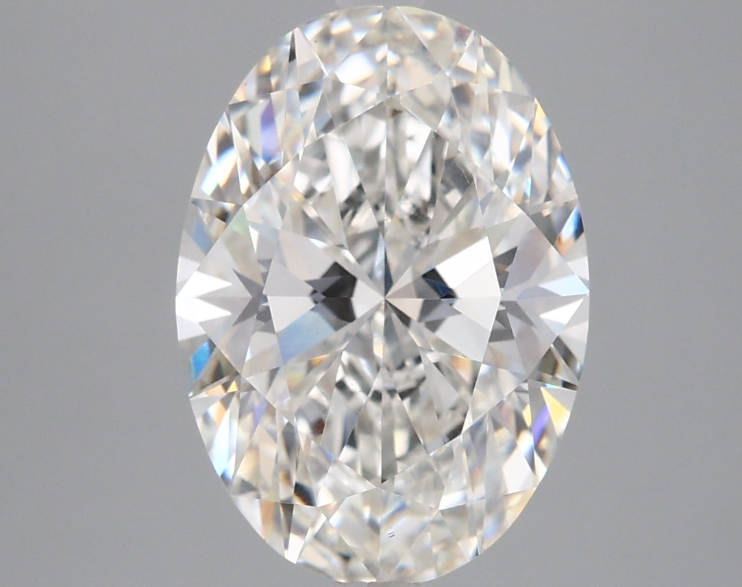 3.17 Carat Oval Shaped, Ideal Cut, G Color, VS1 Clarity, IGI Certified Lab Grown Diamond