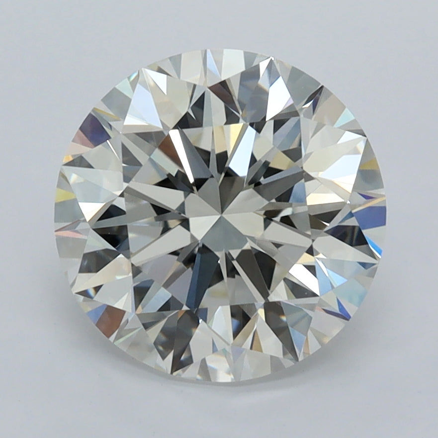 3.01 Carat Round Shaped, Excellent Cut, F Color, VVS2 Clarity, IGI Certified Lab Grown Diamond