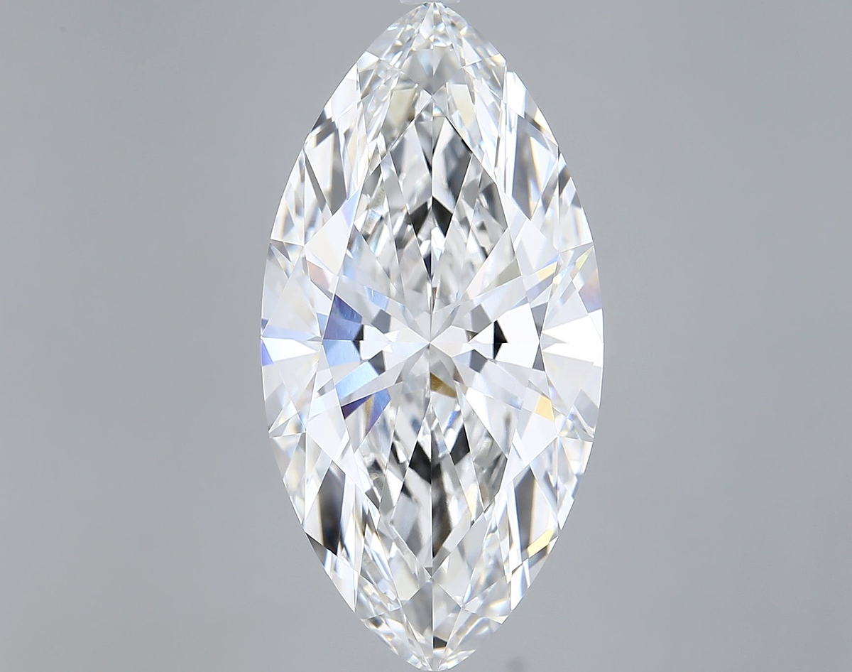 10.05 Carat Marquise Shaped, Ideal Cut, E Color, VVS2 Clarity, IGI Certified Lab Grown Diamond