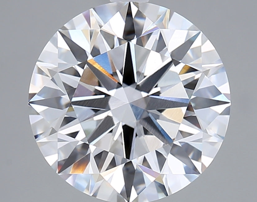 5.03 Carat Round Shaped, Ideal Cut, E Color, VVS2 Clarity, IGI Certified Lab Grown Diamond