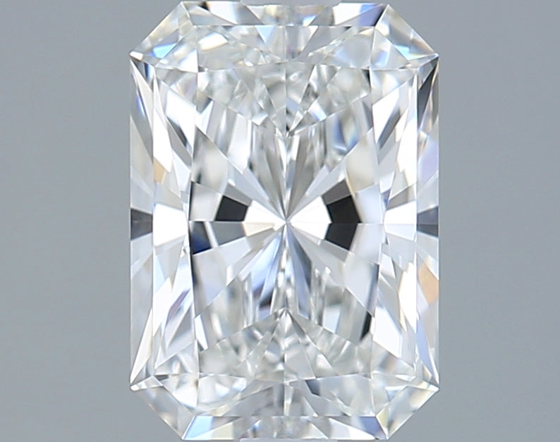 1.57 Carat Radiant Shaped, Ideal Cut, E Color, VVS1 Clarity, IGI Certified Lab Grown Diamond