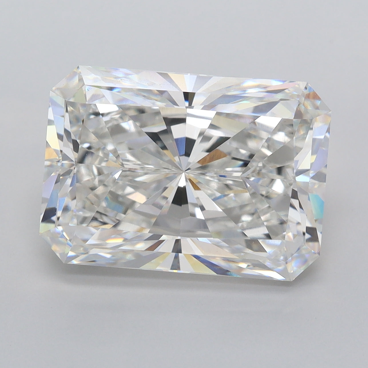 7.07 Carat Radiant Shaped, Excellent Cut, F Color, VS1 Clarity, IGI Certified Lab Grown Diamond