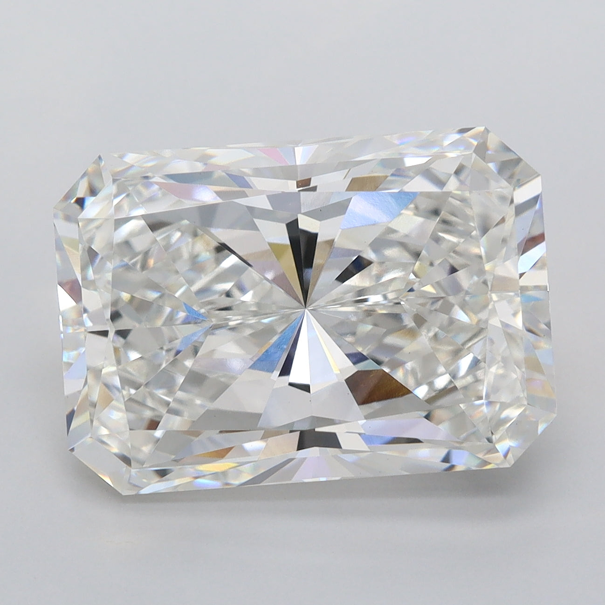 8.03 Carat Radiant Shaped, Excellent Cut, F Color, VVS2 Clarity, IGI Certified Lab Grown Diamond
