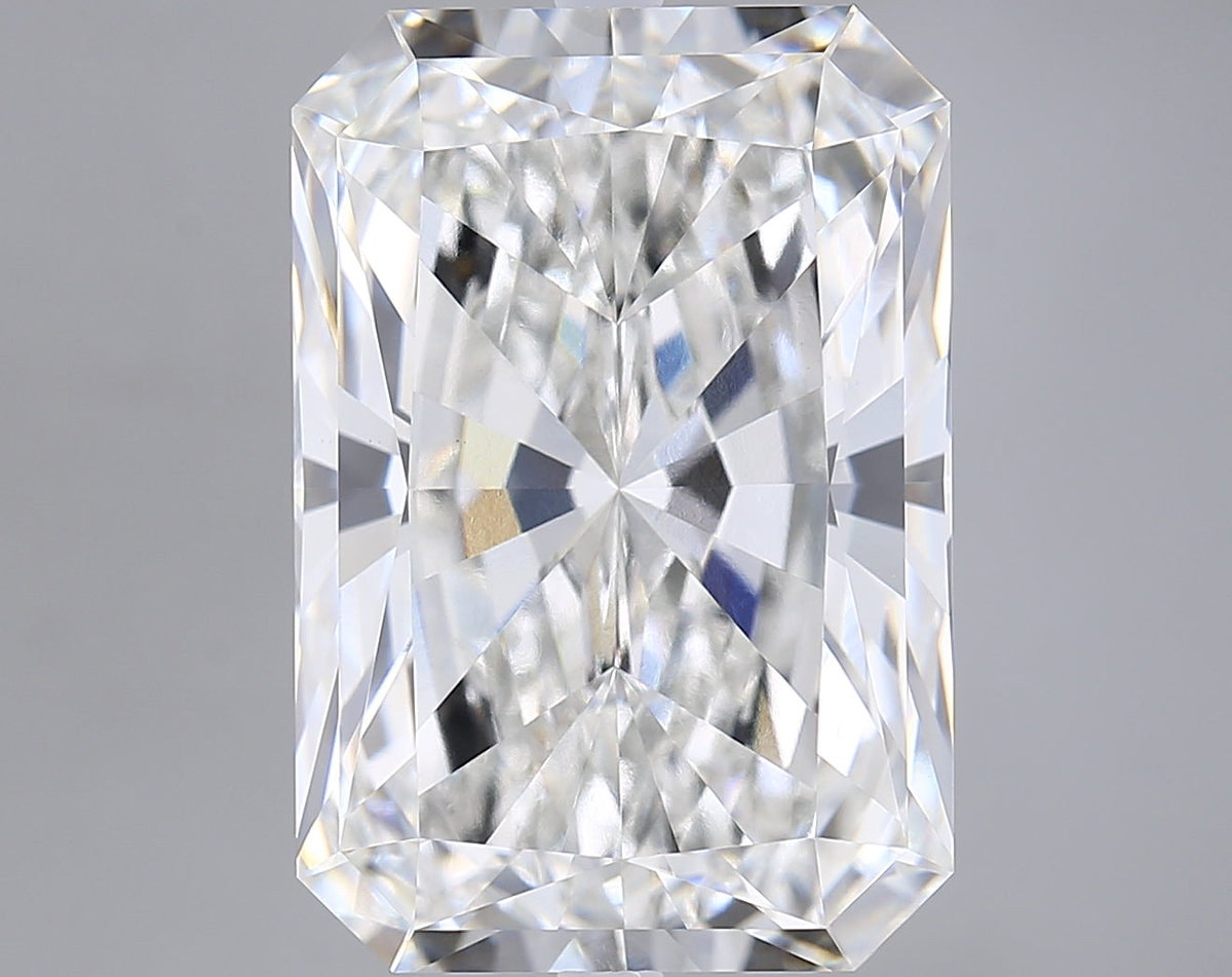 13.01 Carat Radiant Shaped, Ideal Cut, F Color, VS1 Clarity, IGI Certified Lab Grown Diamond