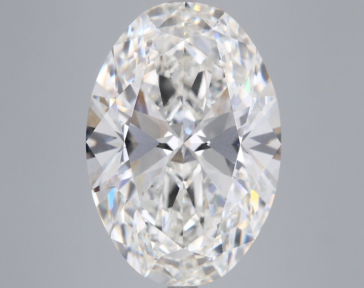 9.05 Carat Oval Shaped, Ideal Cut, F Color, VVS2 Clarity, IGI Certified Lab Grown Diamond