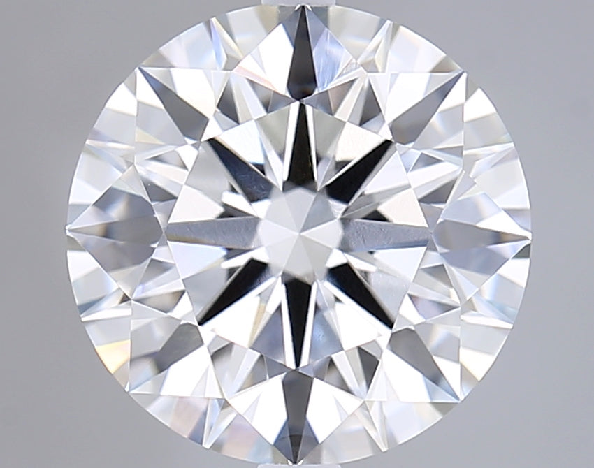 5.03 Carat Round Shaped, Ideal Cut, F Color, VVS2 Clarity, IGI Certified Lab Grown Diamond