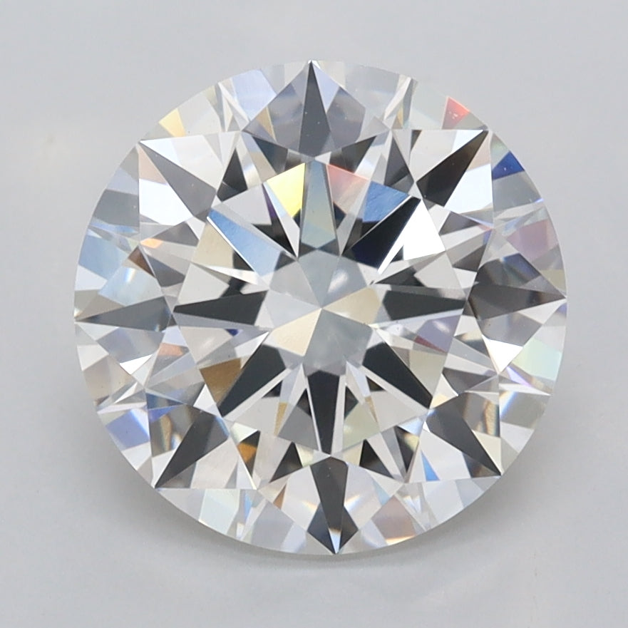 3.02 Carat Round Shaped, Excellent Cut, F Color, VVS2 Clarity, IGI Certified Lab Grown Diamond