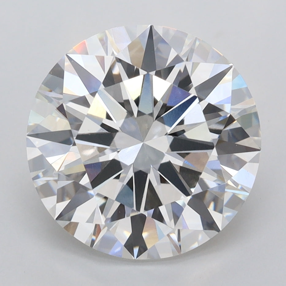 4.04 Carat Round Shaped, Ideal Cut, F Color, VVS2 Clarity, IGI Certified Lab Grown Diamond